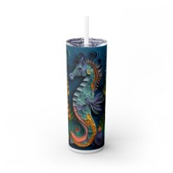 3D Seahorse 20oz Tumbler - Front