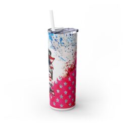 American Mom Red, White and Blue Abstract 20oz Tumbler - Right
