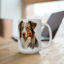 Australian Shepherd 15oz Mug - Lifestyle