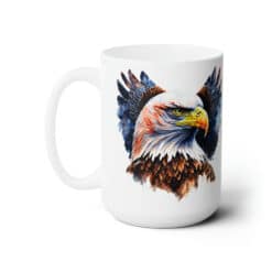 Bald Eagle Head 15oz Mug - Left