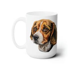 Beagle 15oz Mug - Left