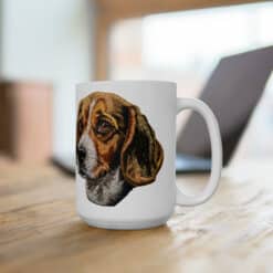 Beagle 15oz Mug - Lifestyle
