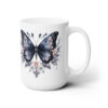 Black Butterflies 15oz Mug - Right