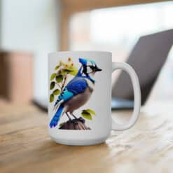 Blue Jay 15oz Mug - Lifestyle 2
