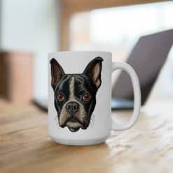 Boston Terrier 15oz Mug - Lifestyle