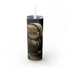 Cat Knitting 20oz Tumbler - Front
