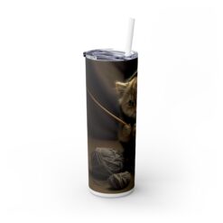 Cat Knitting 20oz Tumbler - Left