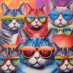 Cats with Sunglasses 20oz Tumbler - Render