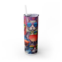 Cats with Sunglasses 20oz Tumbler - Right