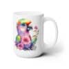 Colourful Parrot 15oz Mug - Right