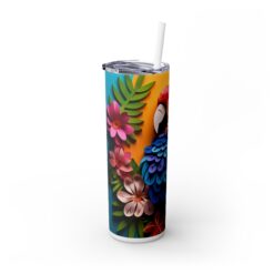 Colourful Parrot 20oz Tumbler - Left
