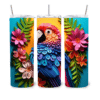 Colourful Parrot 20oz Tumbler - Lifestyle