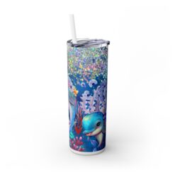 Cute Dolphins Playing on Coral Reef 20oz Tumbler - Right