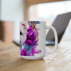 Cute Maltese Dog 15oz Mug - Lifestyle