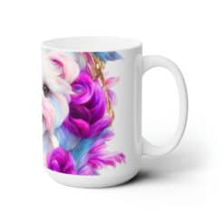 Cute Maltese Dog 15oz Mug - Right