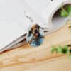 Dachshund Swimming Teardrop Earrings - Lifestyle