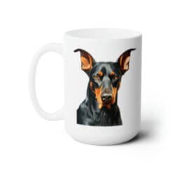 Doberman Pinscher 15oz Mug - Left