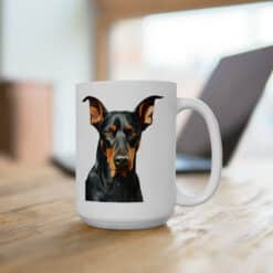 Doberman Pinscher 15oz Mug - Lifestyle