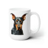 Doberman Pinscher 15oz Mug - Right