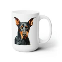 Doberman Pinscher 15oz Mug - Right