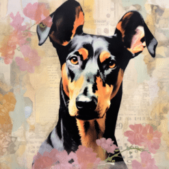 Doberman Pinscher 20oz Tumbler - Render