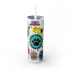 Dog Quotes 20oz Tumbler - Front