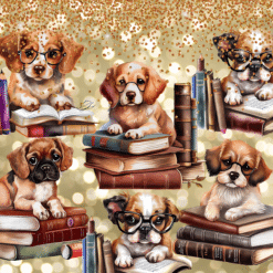 Dogs with Books 20oz Tumbler - Render