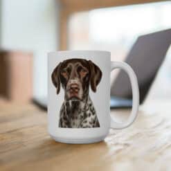 German Shorthaired Pointer 15oz Mug - Render