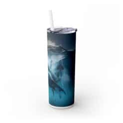 Great White Shark 20oz Tumbler - Right