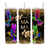 Hummingbirds MAMA on Black Background 20oz Tumbler - Lifestyle