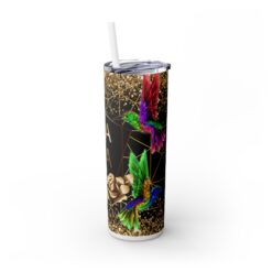 Hummingbirds MAMA on Black Background 20oz Tumbler - Right