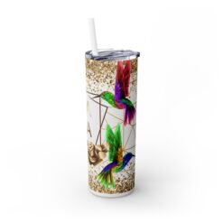 Hummingbirds MAMA on White Background 20oz Tumbler - Right