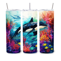 Killer Whale 20oz Tumbler - Lifestyle