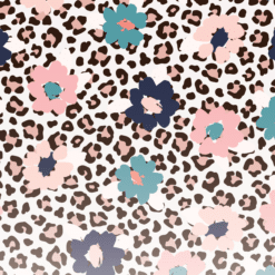 Leopard Print with Flowers Abstract 20oz Tumbler - Render