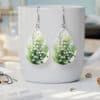 May Birth Month Lily of the Valley Teardrop Earrings - Lifestyle