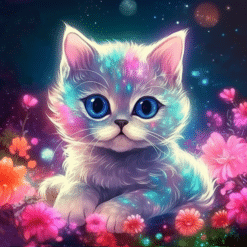 Neon Kitten 20oz Tumbler - Render