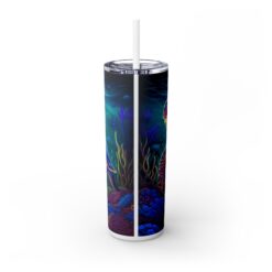 Neon Sea Turtle 20oz Tumbler - Back