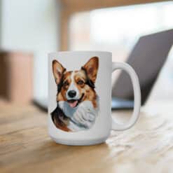 Pembroke Welsh Corgi 15oz Mug - Lifestyle