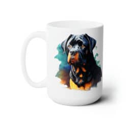 Rottweiler 15oz Mug - Left