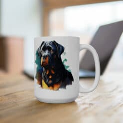 Rottweiler 15oz Mug - Lifestyle