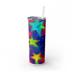 Trippy Stars Abstract 20oz Tumbler - Left