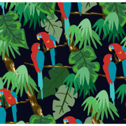 Tropical Summer Parrots in Palm Trees 20oz Tumbler - Render