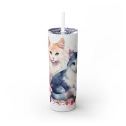 Two Long Haired Cats 20oz Tumbler - Front