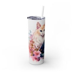 Two Long Haired Cats 20oz Tumbler - Left