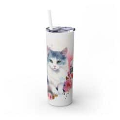 Two Long Haired Cats 20oz Tumbler - Right