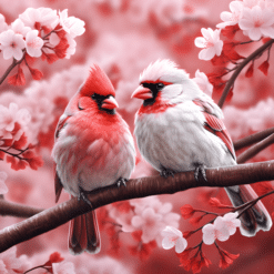 Winter Cardinals 20oz Tumbler - Render