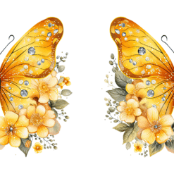 Yellow Butterflies 15oz Mug - Wrap