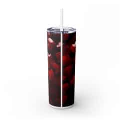 Red Hearts with Red Background 20oz Tumbler - Back