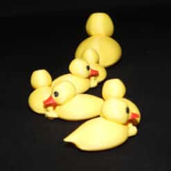 Articulated Toy Ducks in a Row - Back