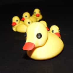 Articulated Toy Ducks in a Row - Front